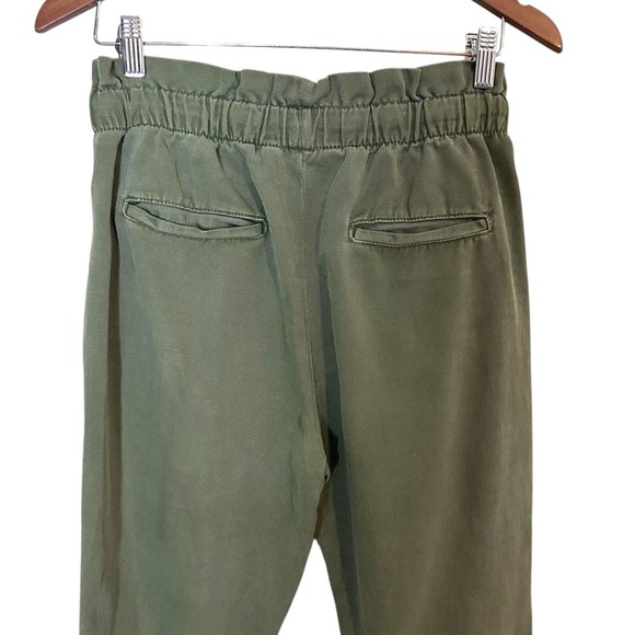 Zara Womens Green Mid Waist Trouser Pants- Size Small - Picture 7 of 13